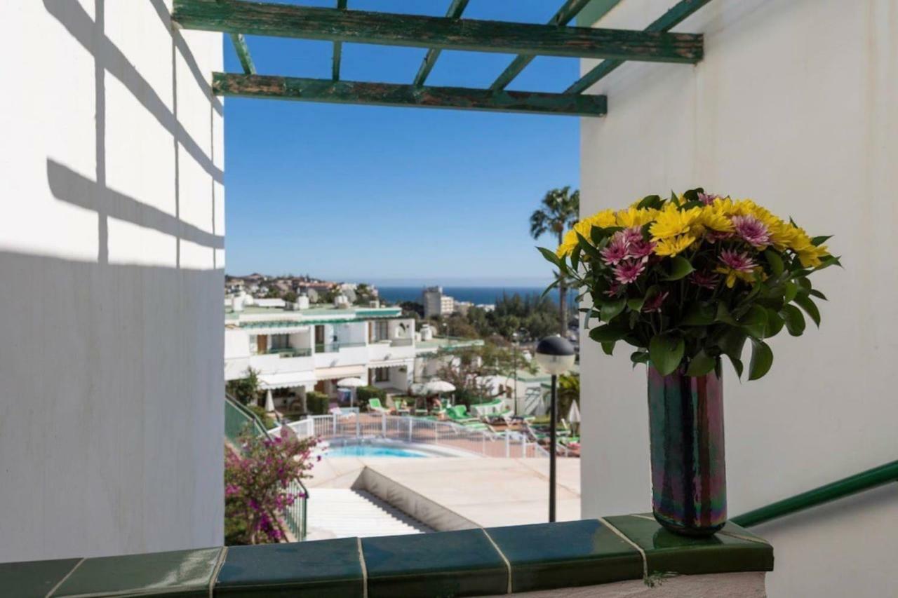 Sea View 2Br Toploctaion Heated Pool 5 Min To Beach San Agustín Eksteriør billede